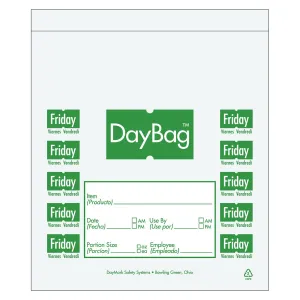 DayMark 113017 5-1/2 Day of the Week Friday Portion Bag - 2000 / BX"