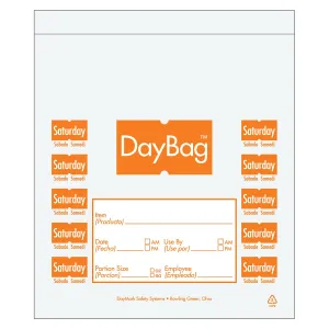 DayMark 113018 5-1/2 Day of The Week Saturday Portion Bag - 2000 / BX"