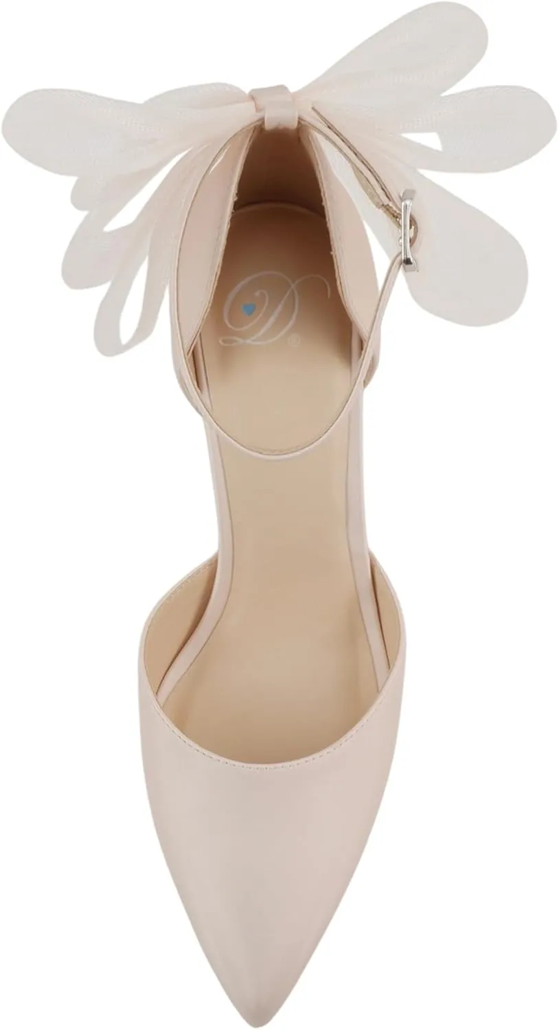 Delicious Beyond ~ Women Pointed Toe High Heel Bridal Dress Pumps
