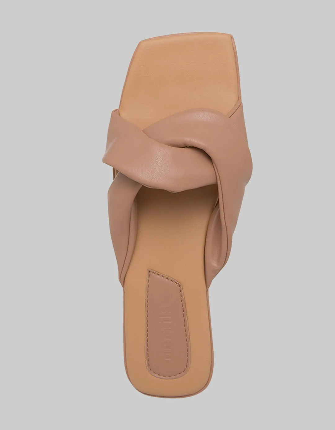 Details Cross Strap Slipper Sandals Woman