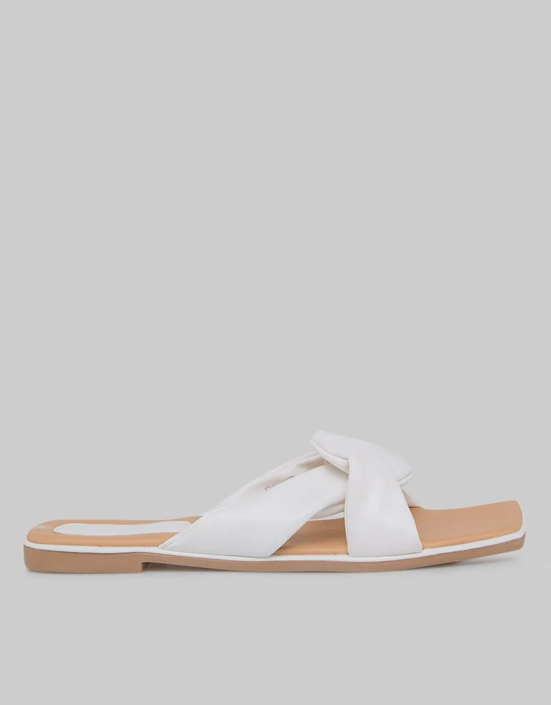 Details Cross Strap Slipper Sandals Woman