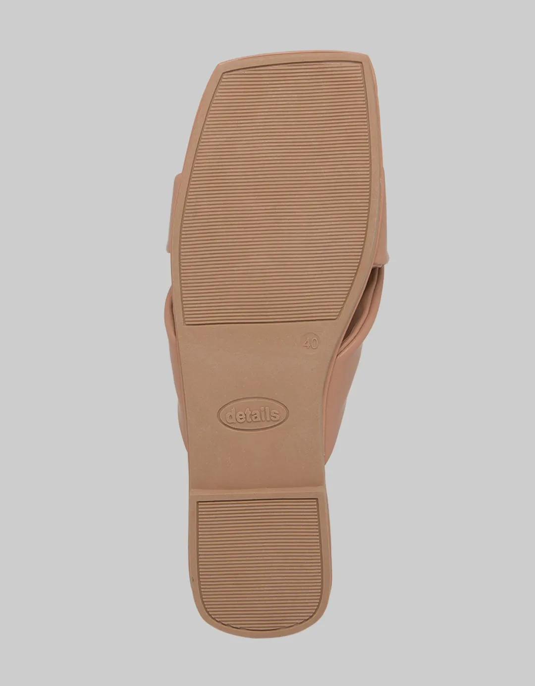 Details Cross Strap Slipper Sandals Woman