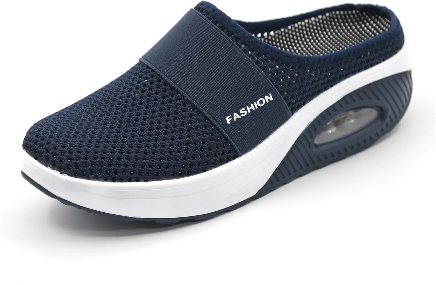 Diabetic Air-Cushion Slip-On Walking Shoes, Orthopedic Diabetic Slippers, with Arch-Support for Women