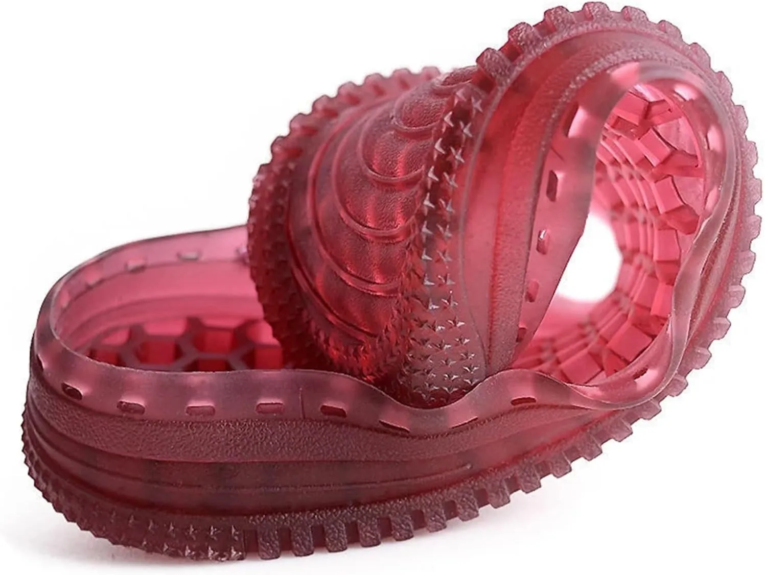 Diy Hand Knitting Materials Slippers Crystal Sole Rubber Outsole Crochet Needles Indoor Slippers