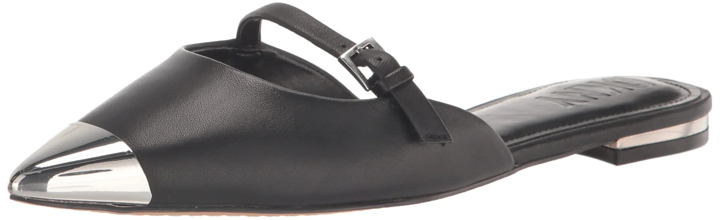 DKNY Women's Transitional Vivian-Flat Mule, Black, 8