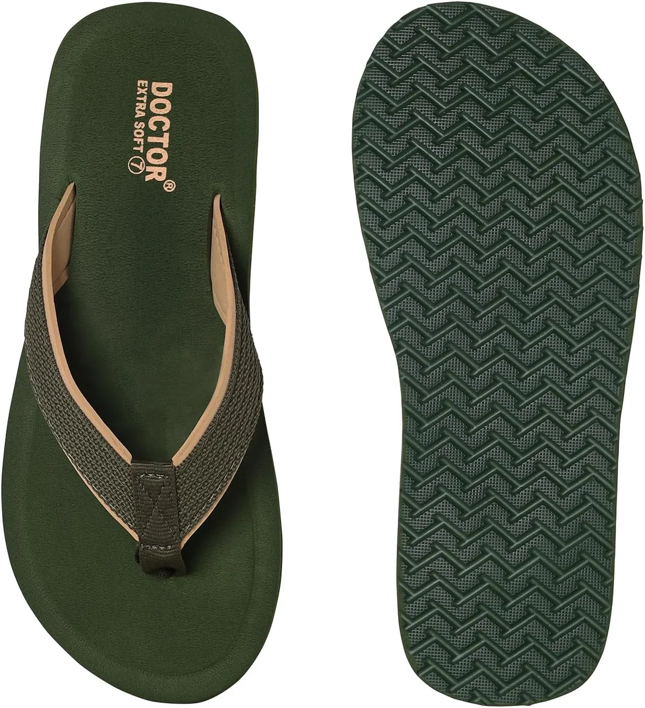 Doctor Slippers for Men's Orthopedic Diabetic Non-Slip Lightweight Durable Cushion Comfortable Flat Mcr Casual Stylish Dr Chappals and House Flip flops For Gent's and Boy’s D-34