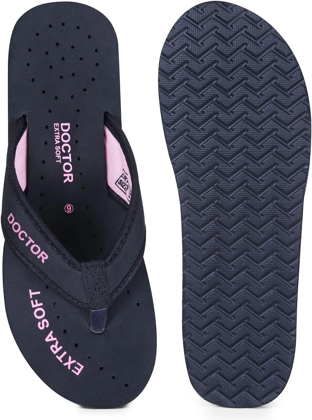 Doctor Slippers for Women Orthopedic Diabetic Pregnancy Non Slip Lightweight Comfortable Flat Casual Stylish Dr Chappals and House Flip flops For Ladies and Girl’s D-22