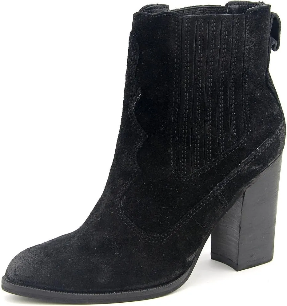 Dolce Vita Women's Conway Booties, (Black Suede, 8.5 M US)