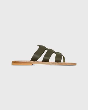Dolon Sandal in Khaki Leather