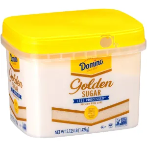 Domino Golden Granulated Sugar, 3.125 LB Easy Baking Tub