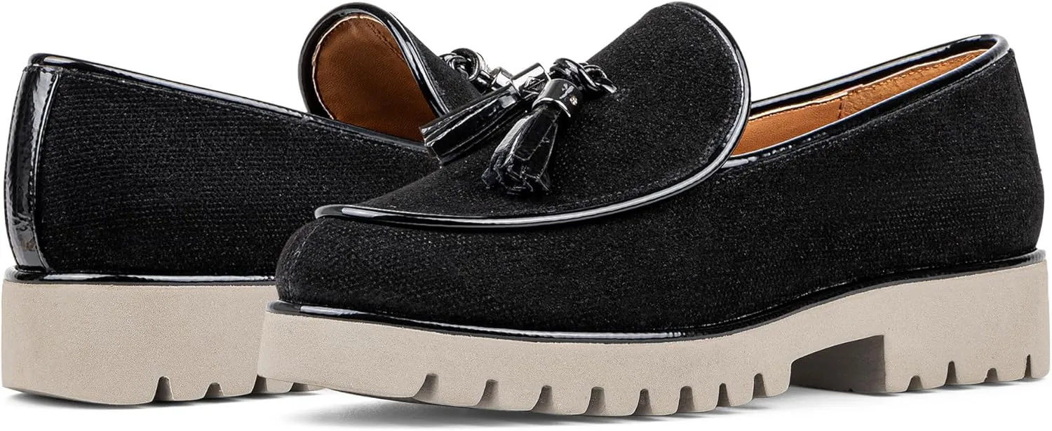 Donald Pliner Women's Eclipse Dress Loafers, Slip-On Shoes, Comfortable Flats for Everyday Walk