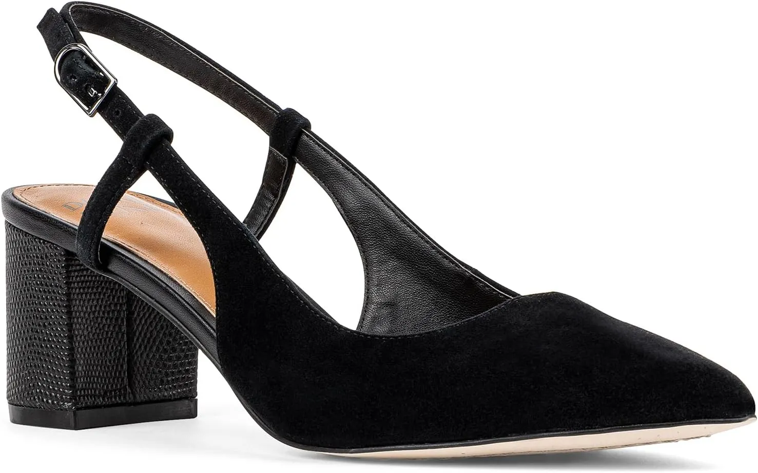 Donald Pliner Women’s SHANIE Slingback Pump Heel, 2" Block Heel Shoes for Comfort, Women’s Heels with Padded Insole