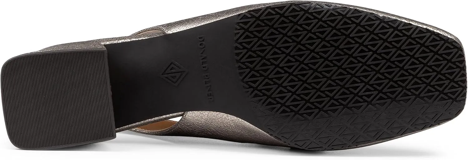 Donald Pliner Women’s Tegan Slingback Loafer Pump Heel – 1.5” Low Flared Heel Shoes for Comfort, Slip On Women’s Heels