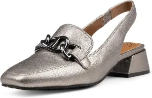 Donald Pliner Women’s Tegan Slingback Loafer Pump Heel – 1.5” Low Flared Heel Shoes for Comfort, Slip On Women’s Heels