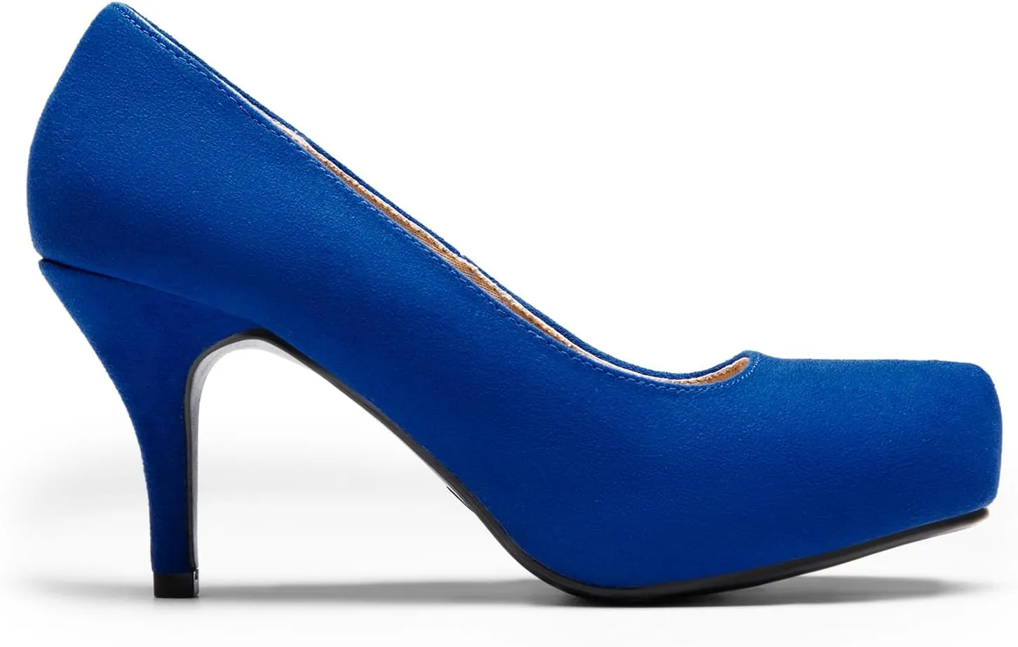 DREAM PAIRS Tiffany Women's Classic Elegant Versatile Low Stiletto Heel Dress Platform Pumps Shoes
