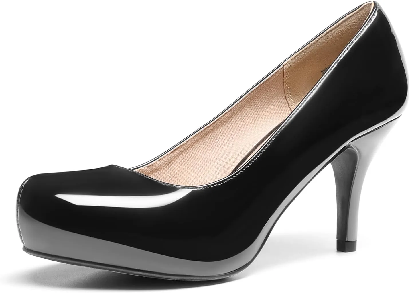 DREAM PAIRS Tiffany Women's Classic Elegant Versatile Low Stiletto Heel Dress Platform Pumps Shoes