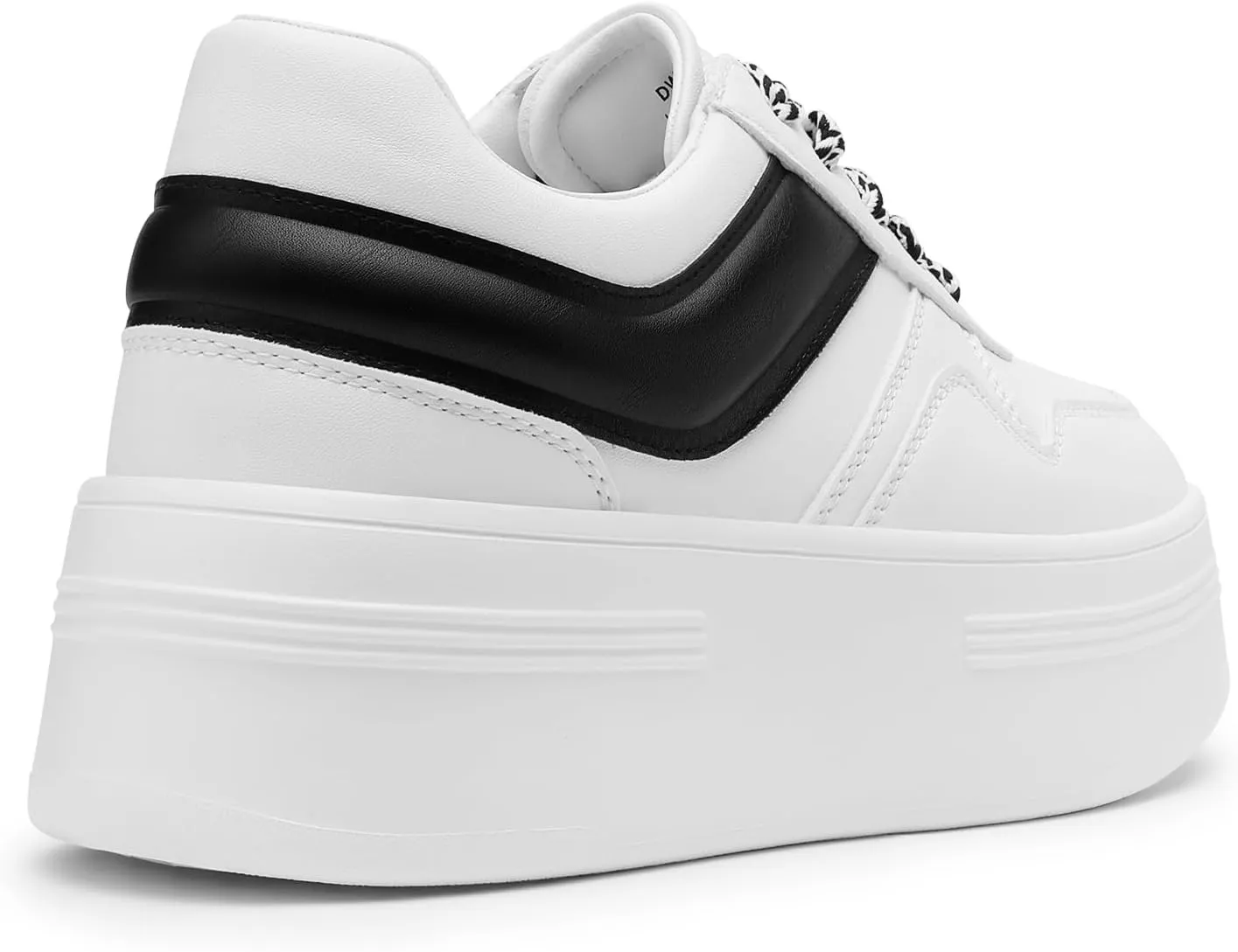 DREAM PAIRS Women Platform High Heel Fashion Sneakers Walking Lace Up Lightweight Stylish Classic Casual Sneaker.