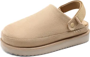 DREAM PAIRS Women's Clog Slippers Women's Platform Clogs for Women Mules Slip on Shoes Adjustable