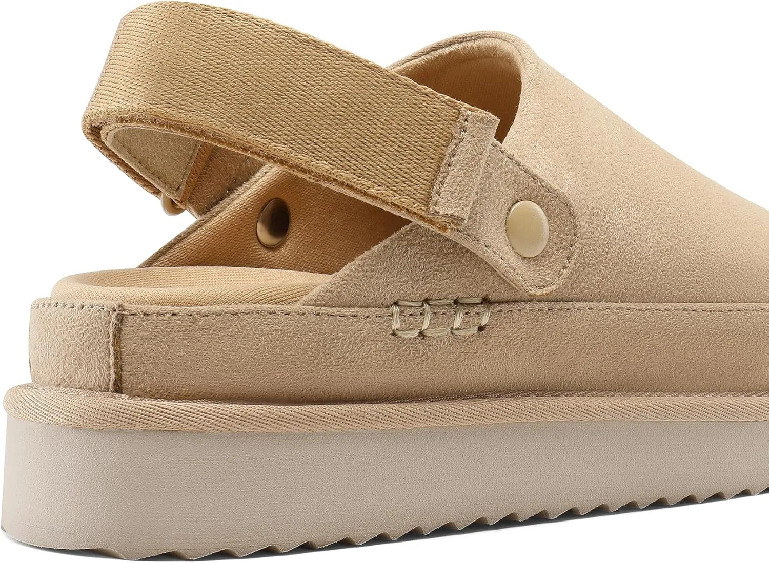 DREAM PAIRS Women's Clog Slippers Women's Platform Clogs for Women Mules Slip on Shoes Adjustable