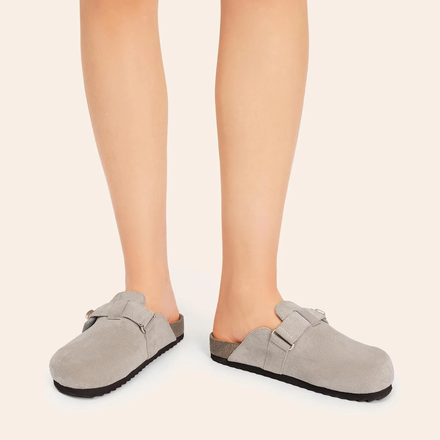 DREAM PAIRS Women's Clogs for Women Mules Cork Footbed Slip-On Shoes with Arch Support