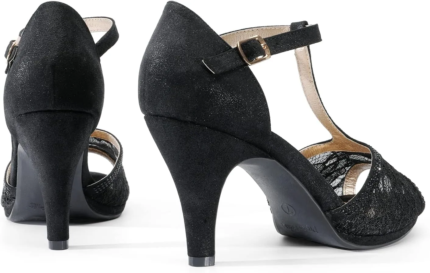 DREAM PAIRS Women's Fashion Stilettos Open Toe Pump Heel Sandals