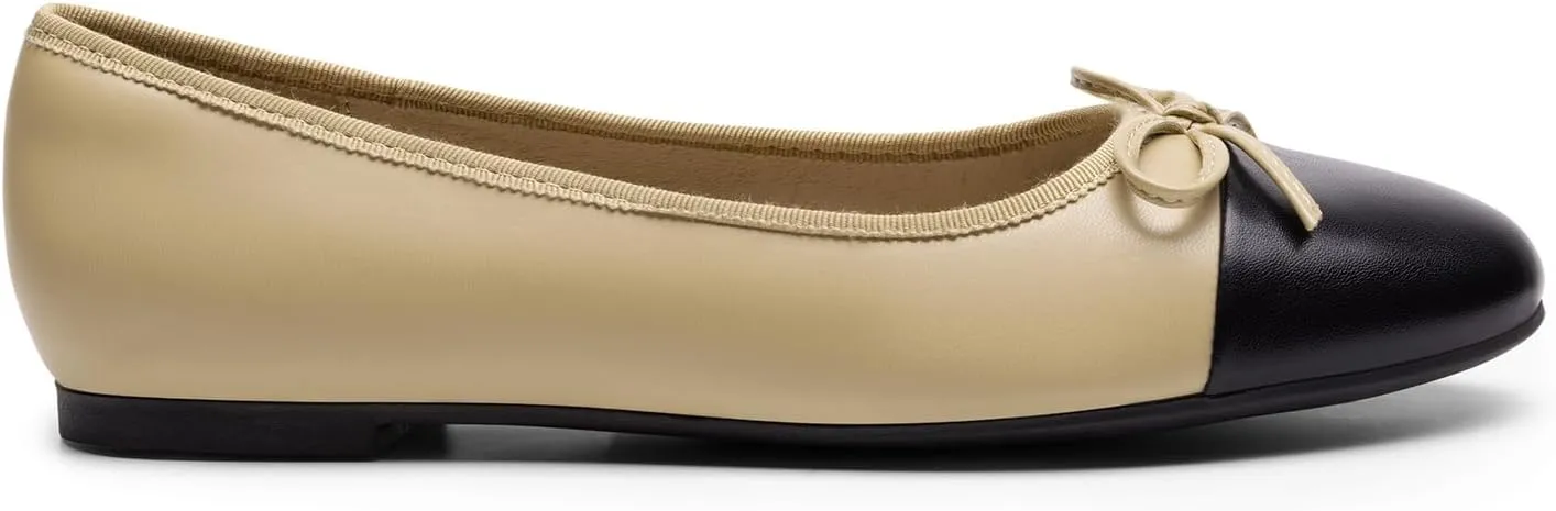 DREAM PAIRS Women's Flats, Round Toe Ballet Flats, Comfortable Slip-on Dressy Business Casual Work Office Ballerina Flat Dress Shoes