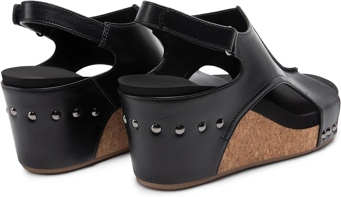 DREAM PAIRS Women's Platform Wedge Sandals, Comfortable Open-Toe Cork Casual & Dressy Summer Shoes