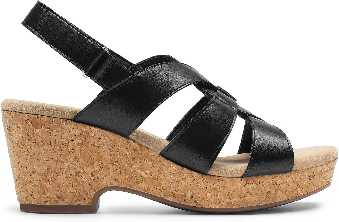 DREAM PAIRS Women's Wedge Sandals Comfortable Open Toe Platform Casual Dressy Cork Summer Dress Shoes