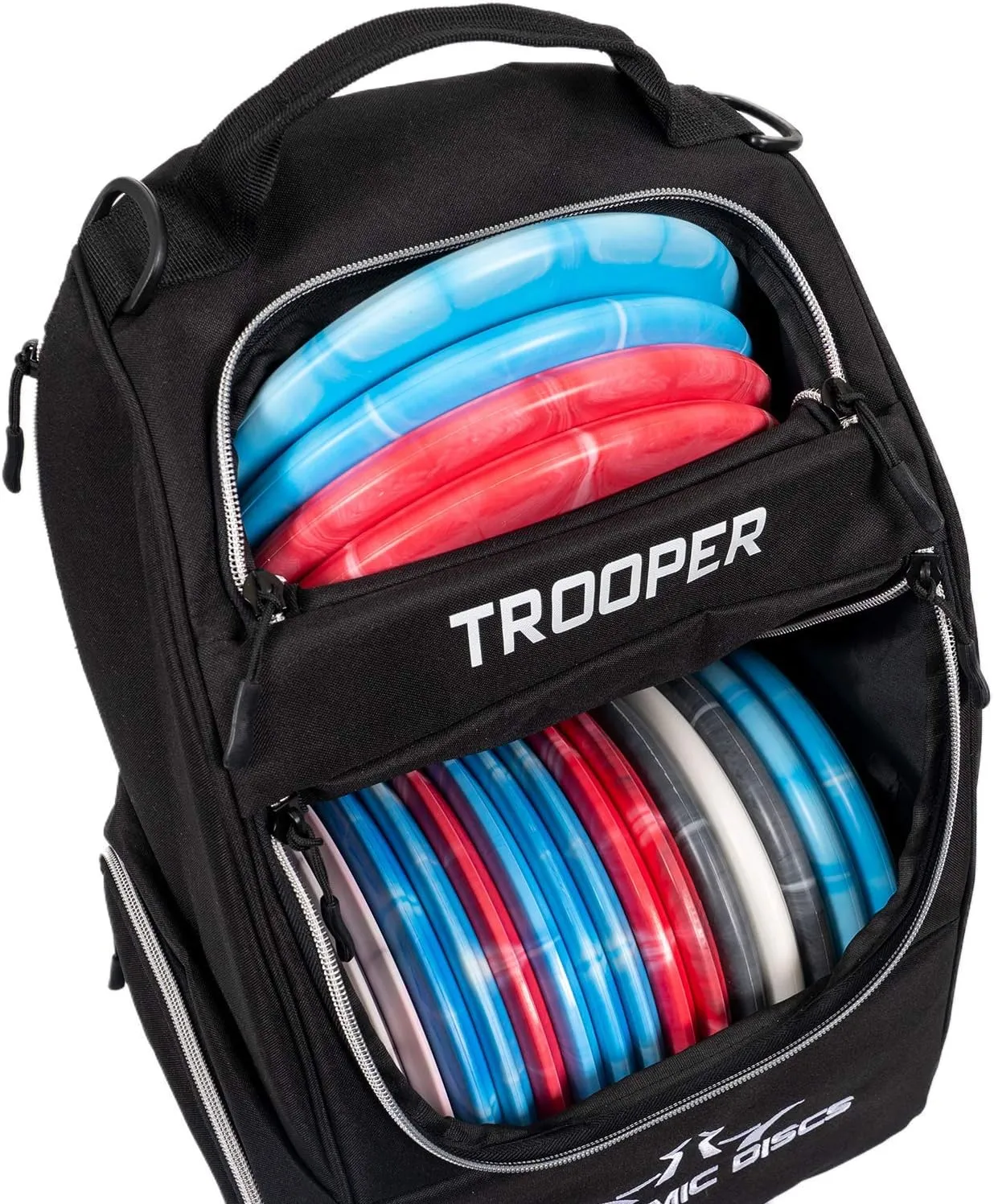 Dynamic Discs Trooper Disc Golf Bag | Large Frisbee Bags with 18  Discs Capacity | Lightweight & Durable Backpack | Great Gifts or Disc Golf Accessories for Men | Ideal for Beginners & Pro Players