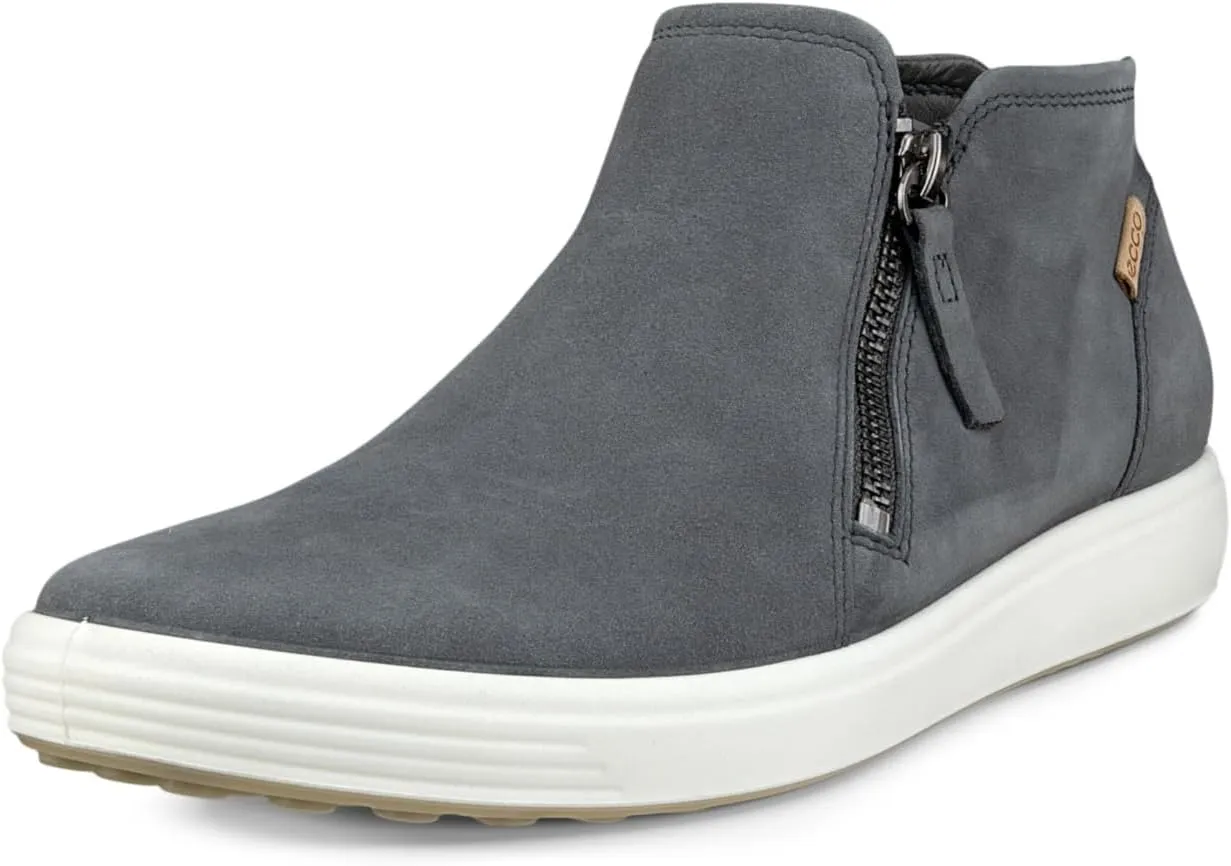 ECCO Women's Soft 7 Side Zip Bootie Sneaker