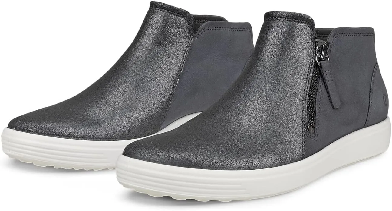 ECCO Women's Soft 7 Side Zip Bootie Sneaker