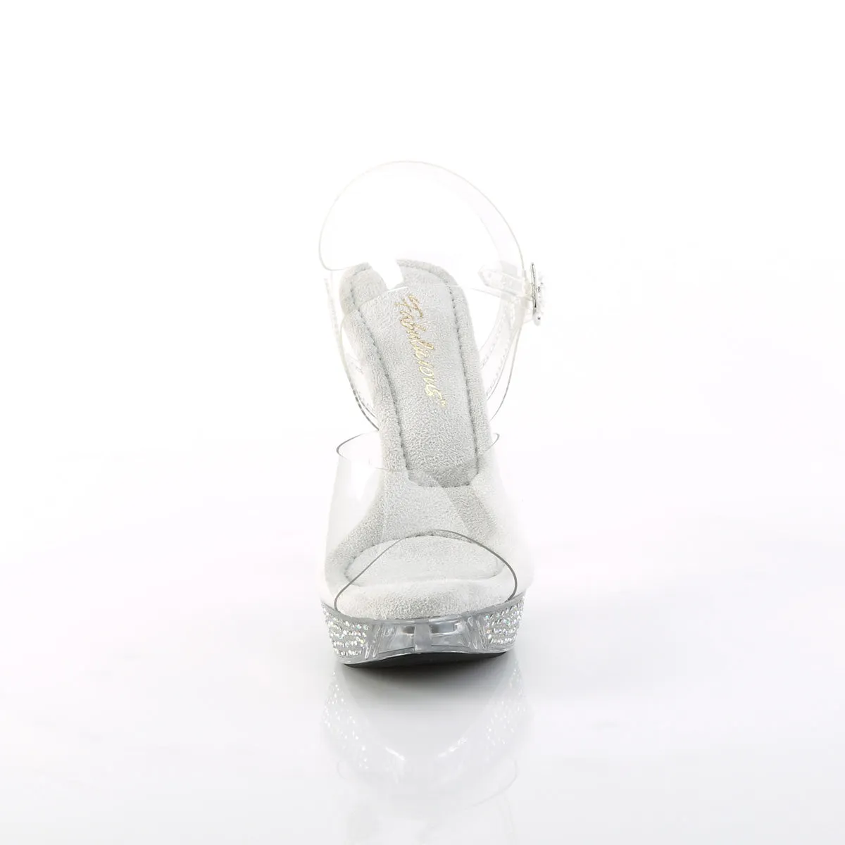 ELEGANT-408ABRS - Clear-AB Rhinestone Heels
