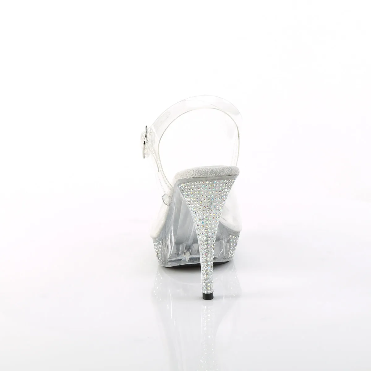 ELEGANT-408ABRS - Clear-AB Rhinestone Heels