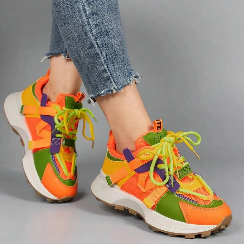 Elegant platform sneakers