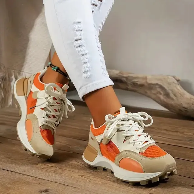 Elegant platform sneakers