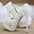 Elegant Vintage Pointed-Toe Wedding Pumps with Pearl Lace and Tassel Accents