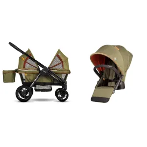 Evenflo Pivot Xplore All-Terrain Stroller Wagon with Second Seat (Gypsy)