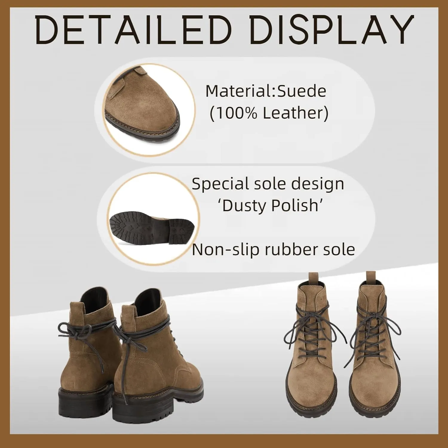 Fashionable Women's Low Heel Ankle Boots - Easy Slip on ，Stylish and Comfortable Flat Booties for Women