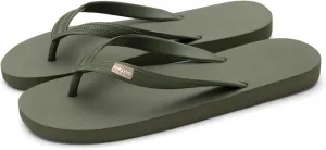 Feelgoodz Mens Classicz Rubber Flip-Flops - Waterprooof, 100% Natural Rubber & All-Vegan Sandals, Fair Trade Certified Slippers, Consciously Sourced & Artisan-Crafted