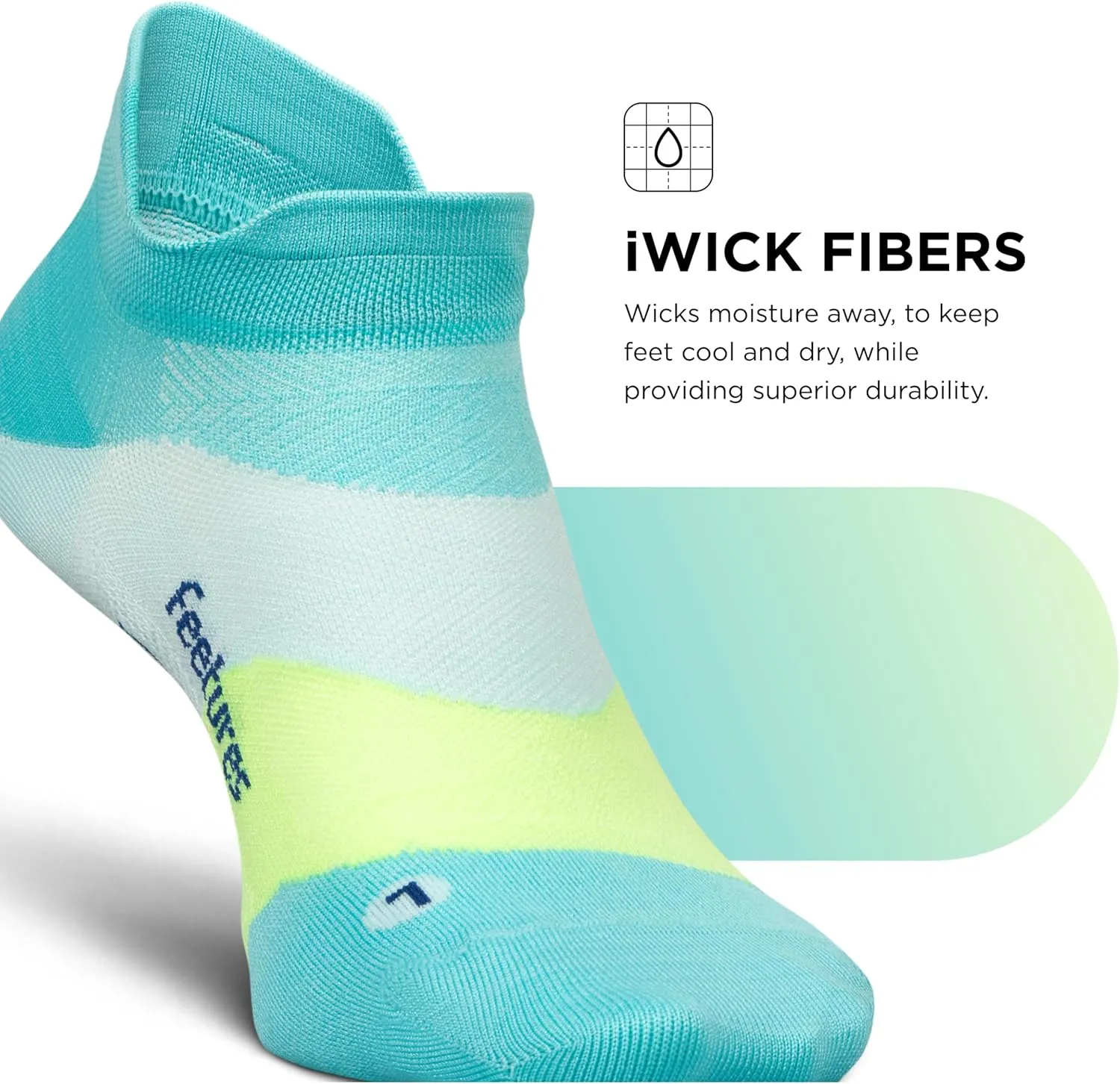 Feetures Elite Ultra Light Cushion Ankle Socks - Sport Sock with Targeted Compression