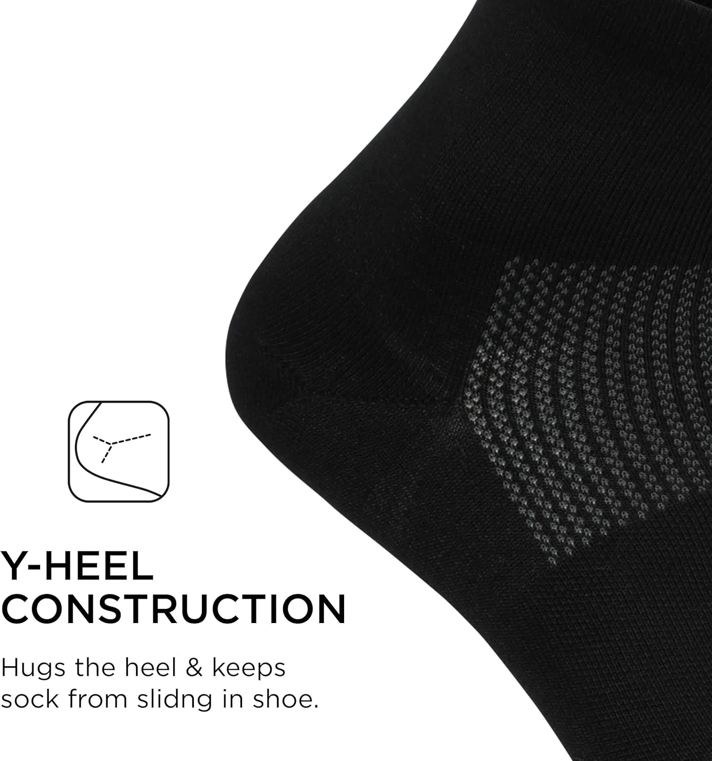 Feetures High Performance Ultra Light Cushion Quarter Sock - Moisture-Wicking Athletic Socks - (1 Pair)