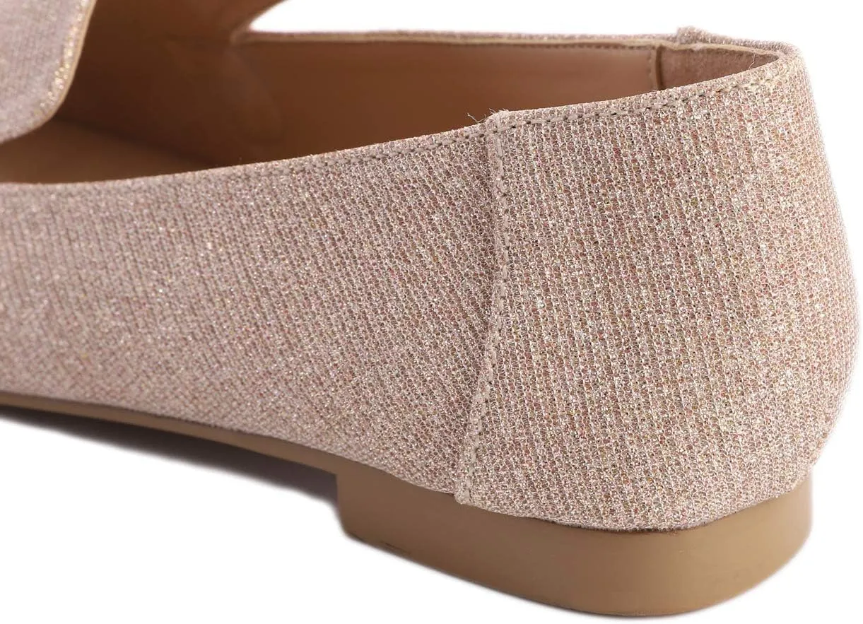 Feversole Women's Fashion Trim Deco Loafer Slippers