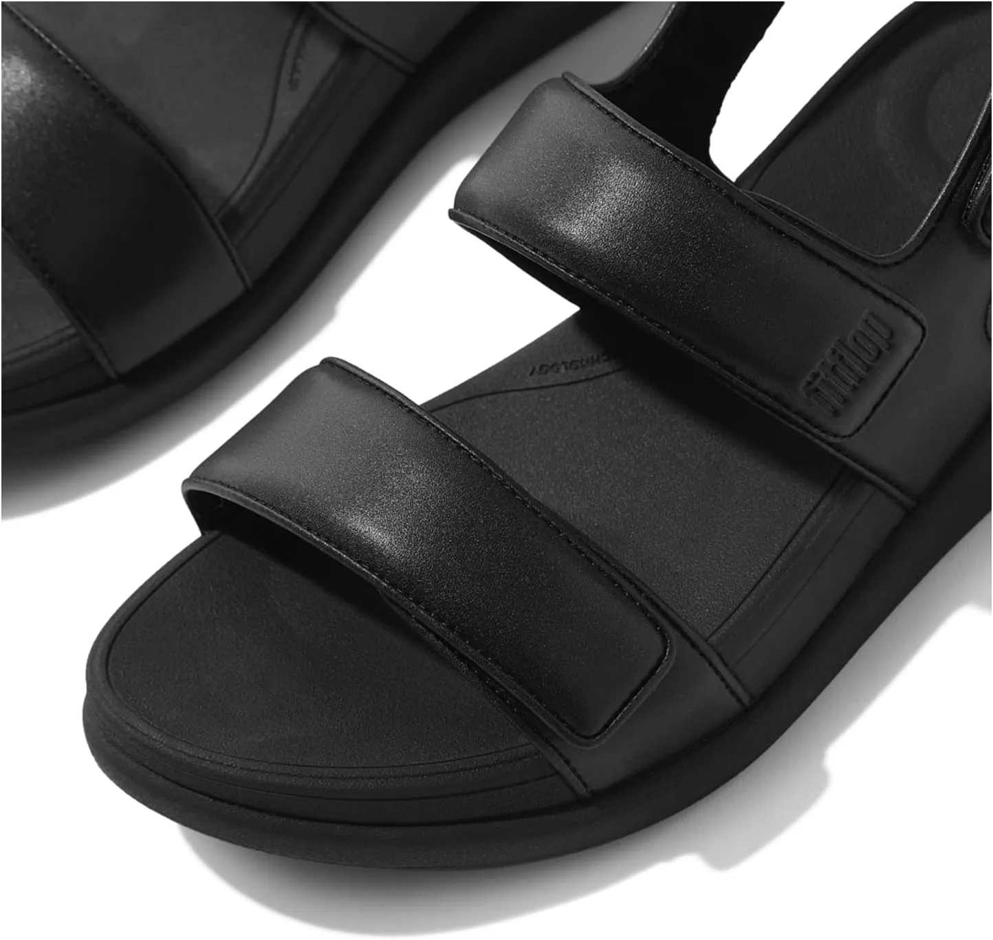 FitFlop Women's F-Mode Go Adjustable Flatform Back-Strap Sandals Wedge