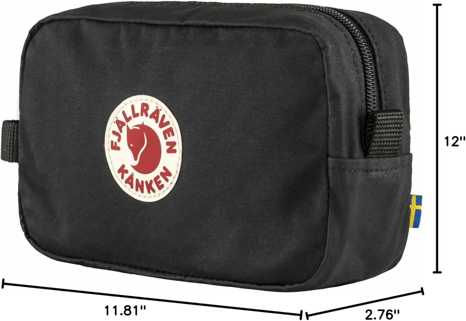 Fjällräven Kånken Shoulder Pads - Shoulder Pads - Polyester Fabric - Extra Padding - Press Buttons at Top Black 1 One Size One Size