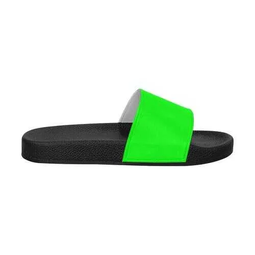 Flip-Flop Sandals, Neon Green Women's Slides
