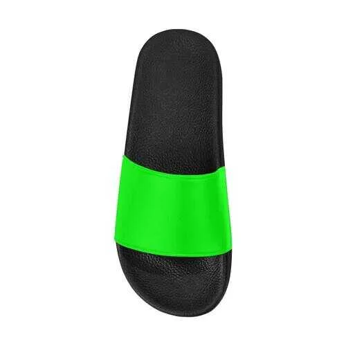 Flip-Flop Sandals, Neon Green Women's Slides
