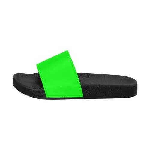 Flip-Flop Sandals, Neon Green Women's Slides