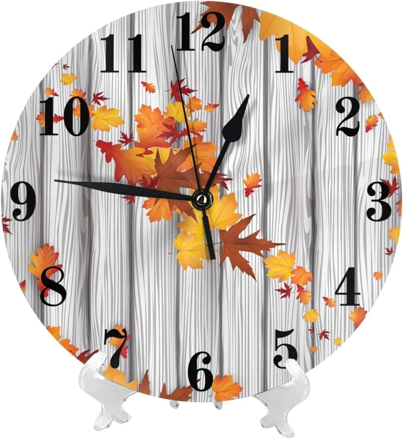 Flip Flop Wall Clock,Funky Beach Slippers Blended Aqua,Silent Non-Ticking 10 Inch Round Clocks PVC Battery Operated Quartz Analog for Living Room Bedroom Office Home School Decor,Green and Blue