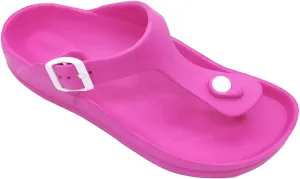 FUNKYMONKEY EVA Flip Flops Waterproof Adjustable Thong Sandals for Mens and Womens