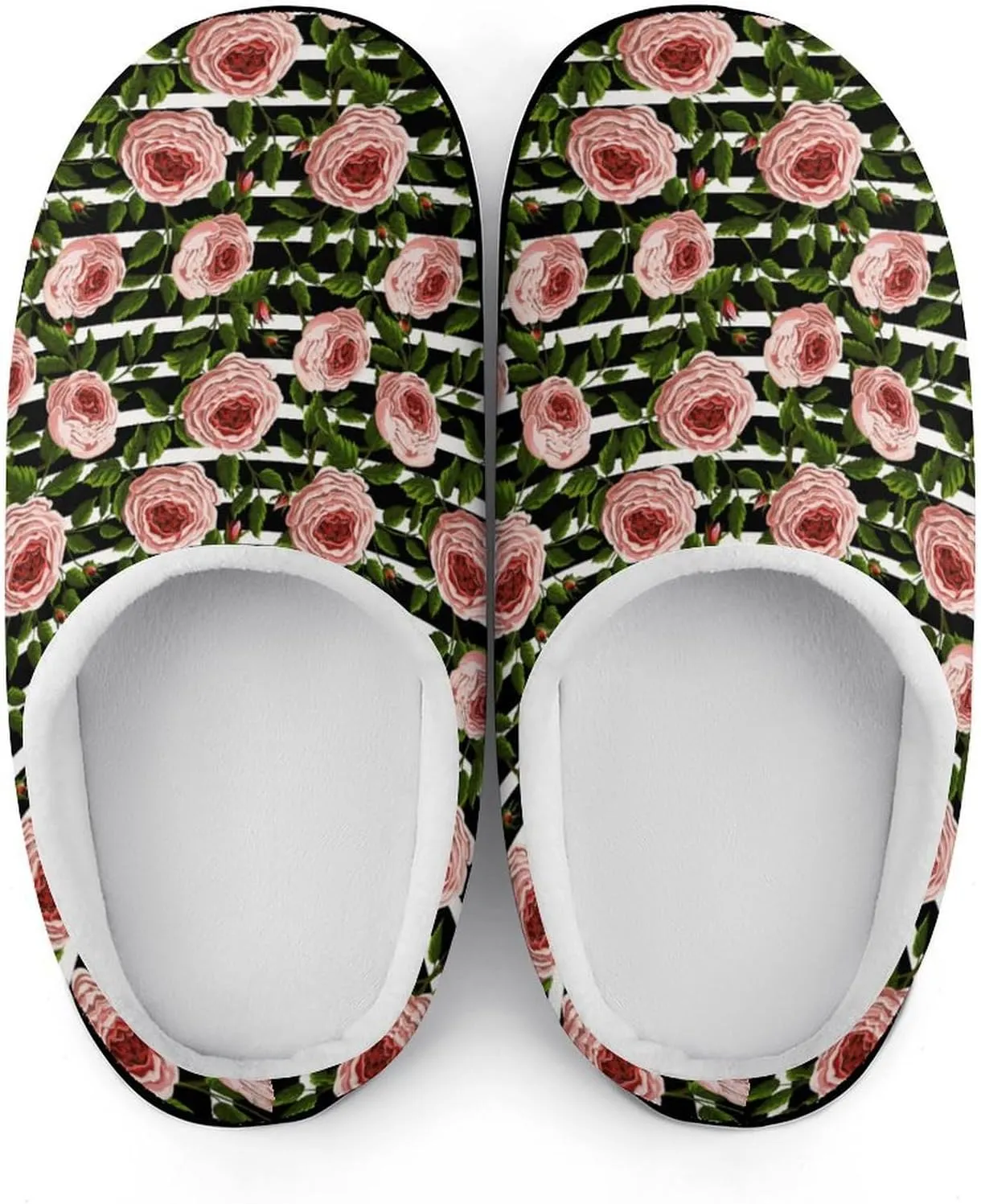 Game Print Halloween Slippers For Women Men Warm Memory Foam Cotton Clog House Slippers Slip-On Shoes Indoor Outdoor